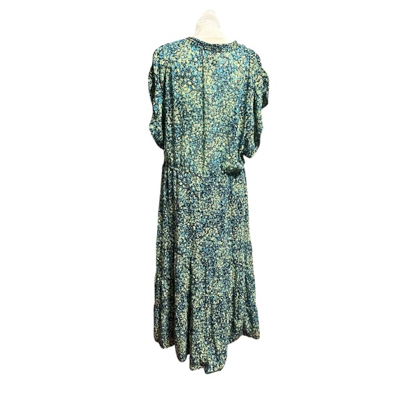 Steve Madden Teal Floral Maxi Dress - Picture 2 of 6
